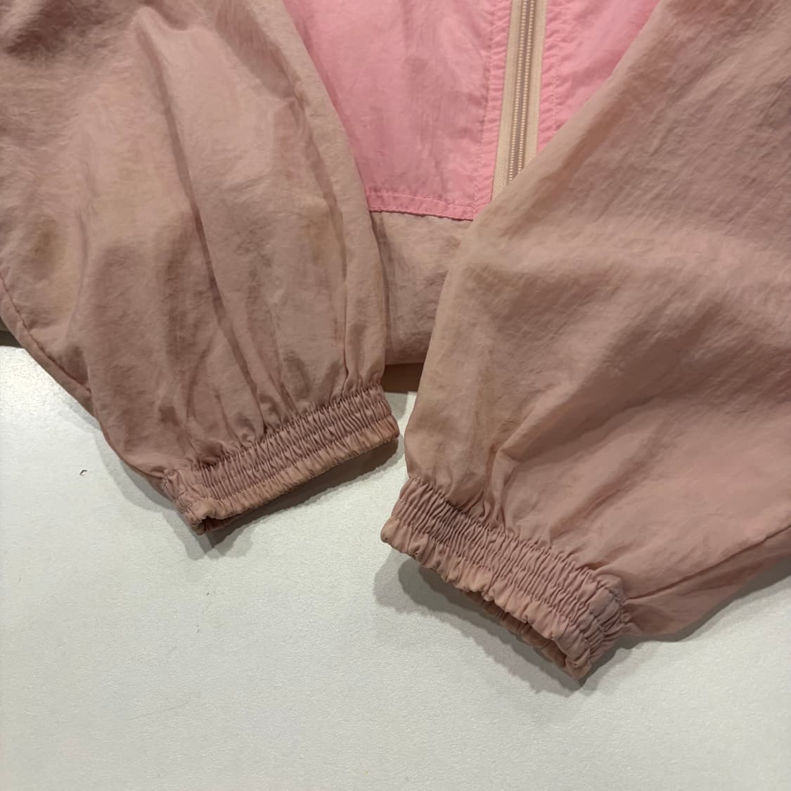 [OS] 미스치프 핑크 나일론 배색 바람막이 자켓 D541 상품이미지7