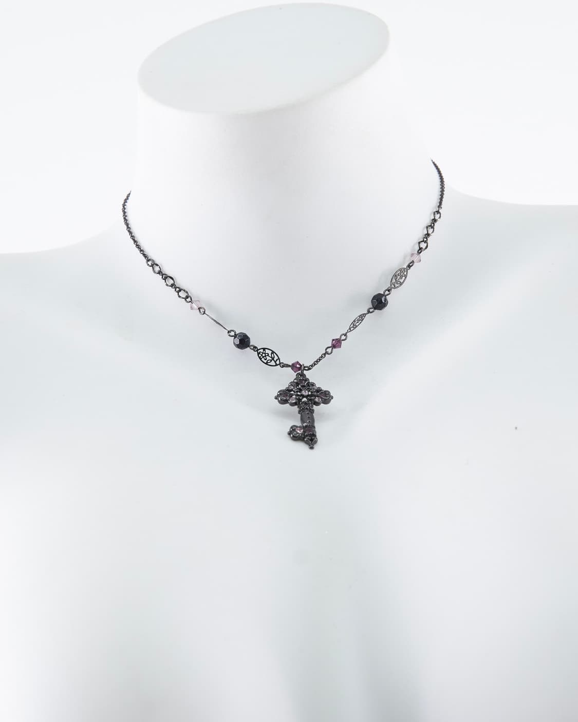 Anna sui 비즈 큐빅 시크릿 키 팬던트 목걸이 상품이미지4