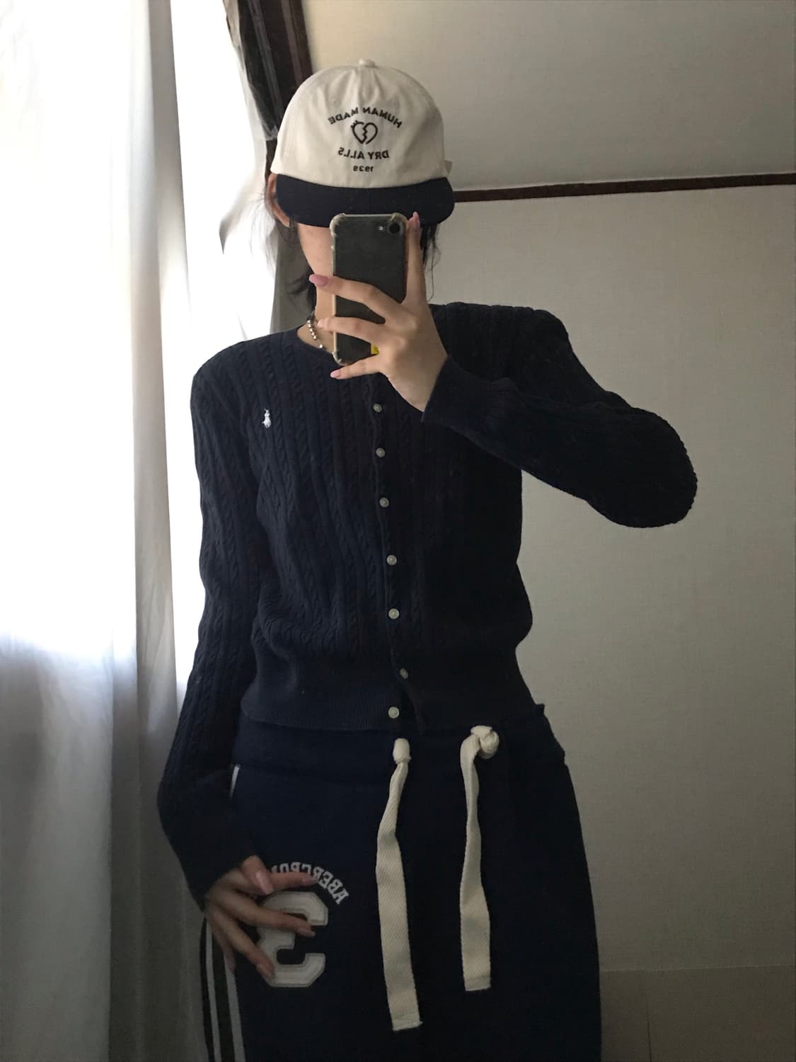 폴로 네이비 케이블 가디건 상품이미지2