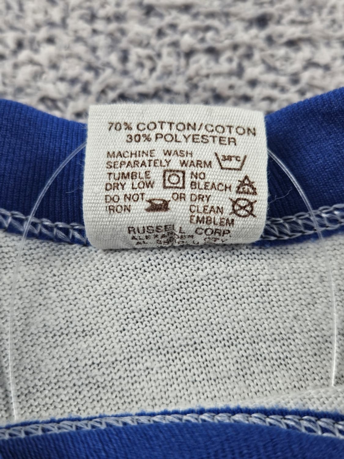 70's USA 러셀 에슬레틱 래글런 롱 슬리브 ( M ) / 11382 상품이미지8