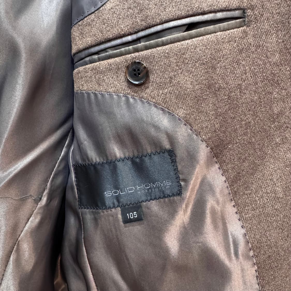 솔리드옴므 우영미 투버튼 블레이저 자켓 (M)   상품이미지5