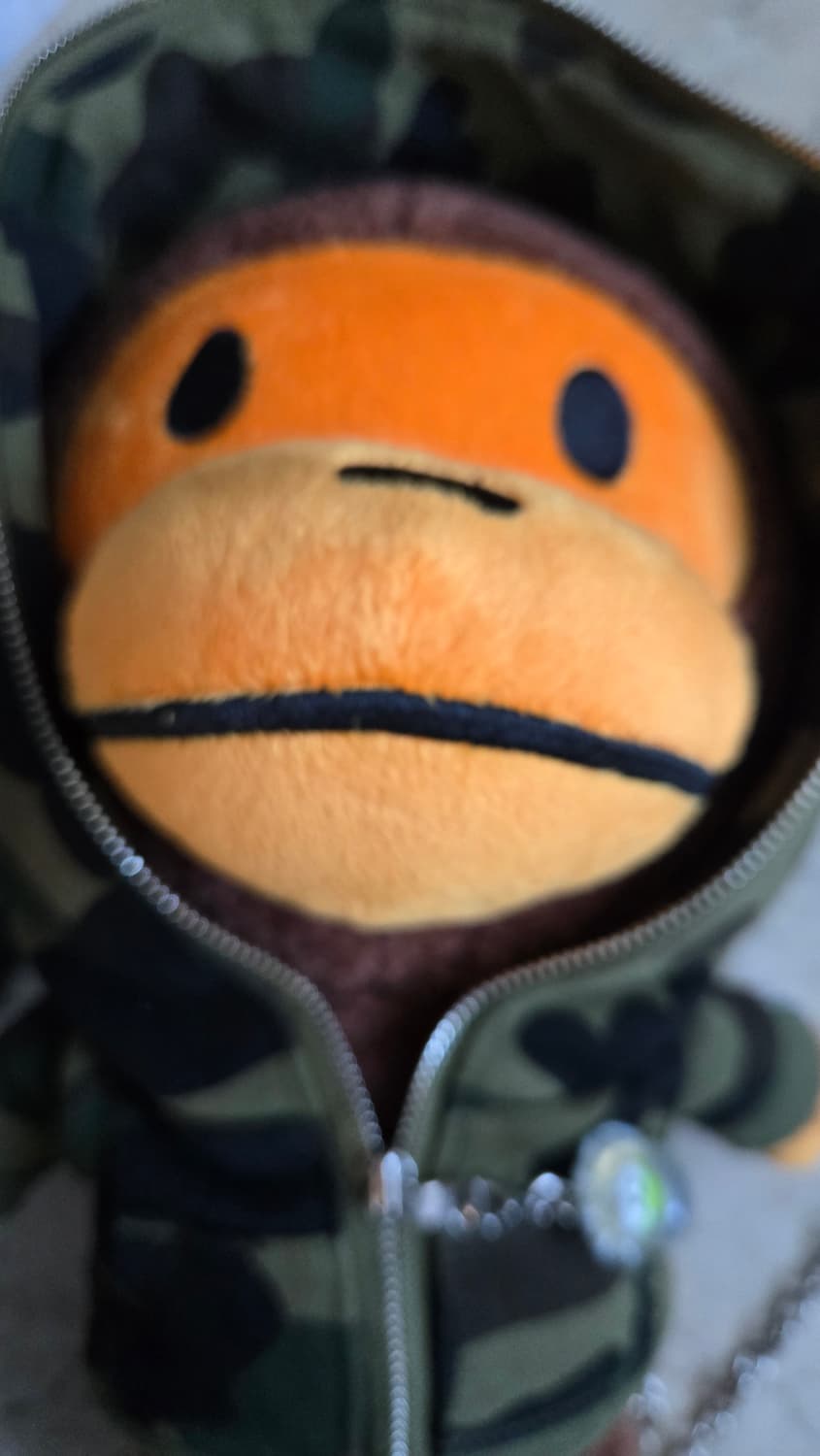 베이프 마일로 돌 플러시 백팩 후드집업 상품이미지4