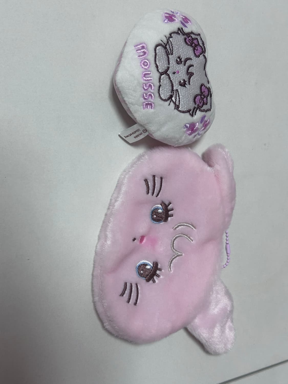 mikko 캐릭터즈 굿즈 판매 냠냠 파티 미니 피규어 라떼 페이스 파우치 상품이미지1