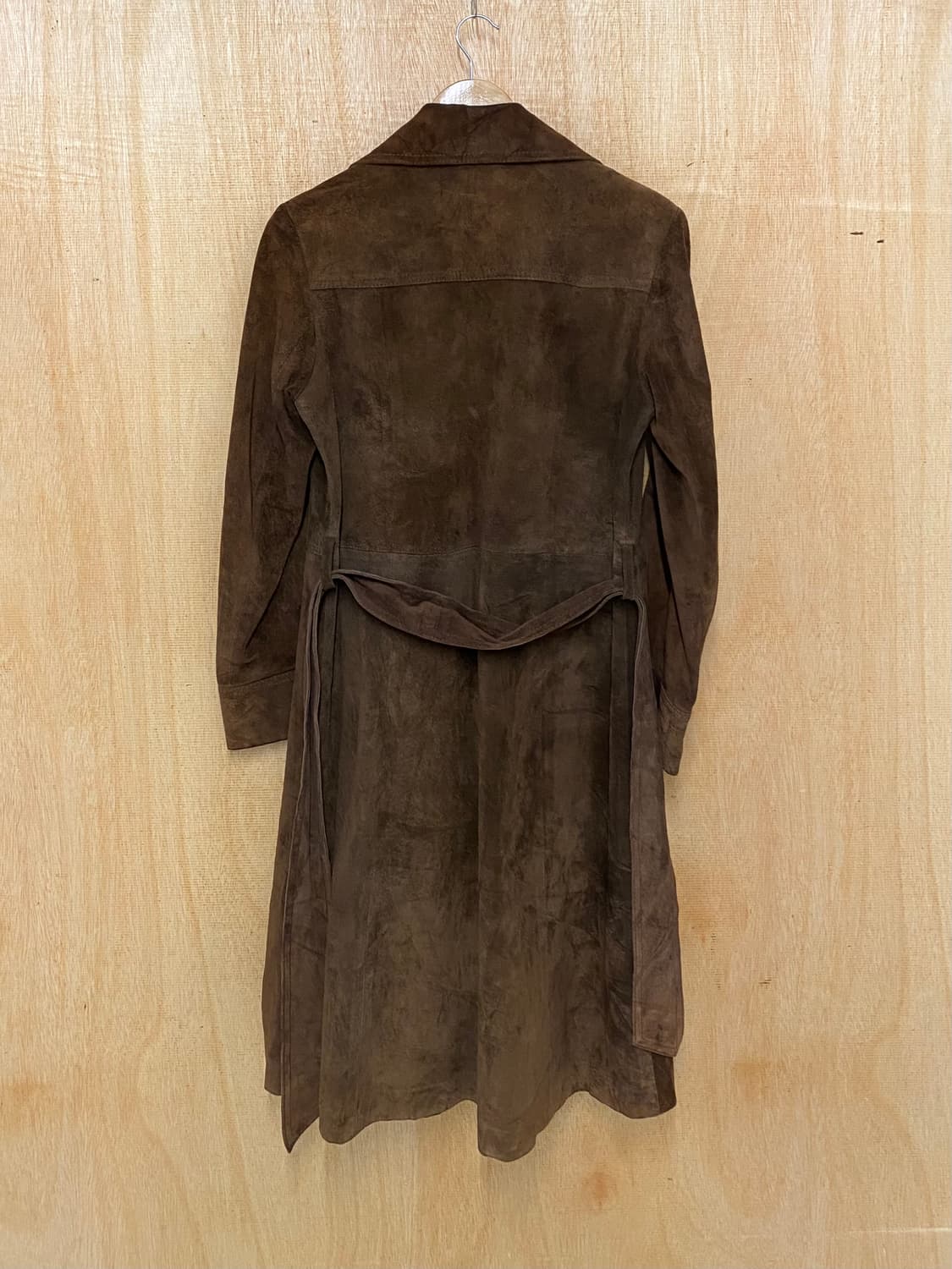 60~70's Godchaux’s suede robe coat 가죽 코트 상품이미지2