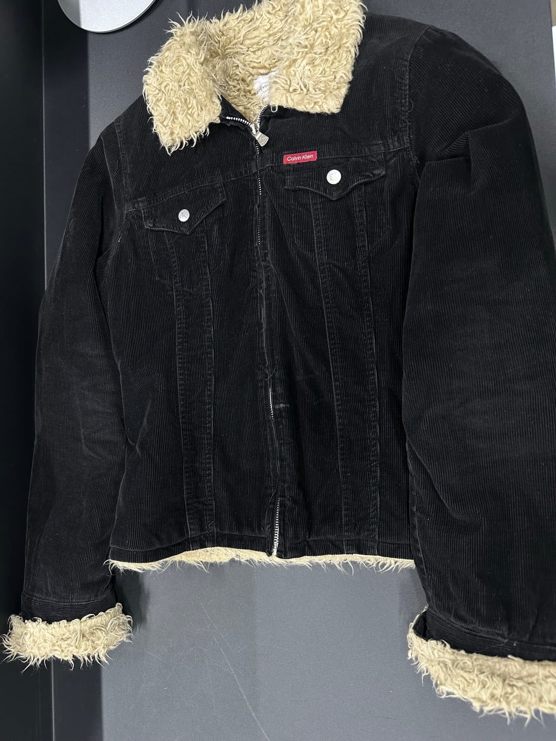 캘빈 클라인 블랙 코듀로이 자켓 상품이미지3