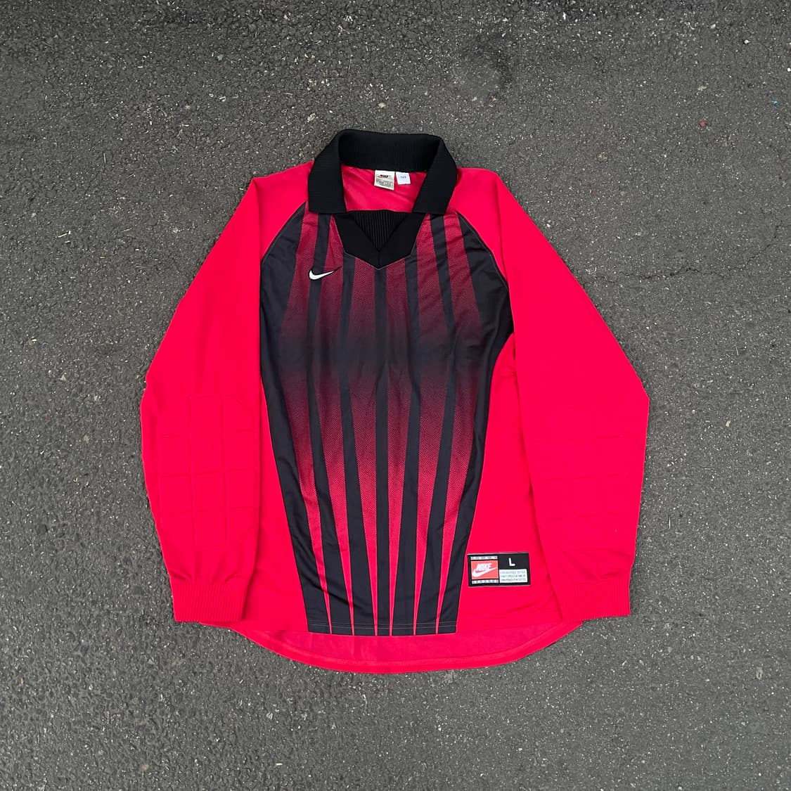 90s 나이키 UK 축구 골키퍼 웜업 맨투맨 올드스쿨 고프코어 져지 XL 상품이미지2