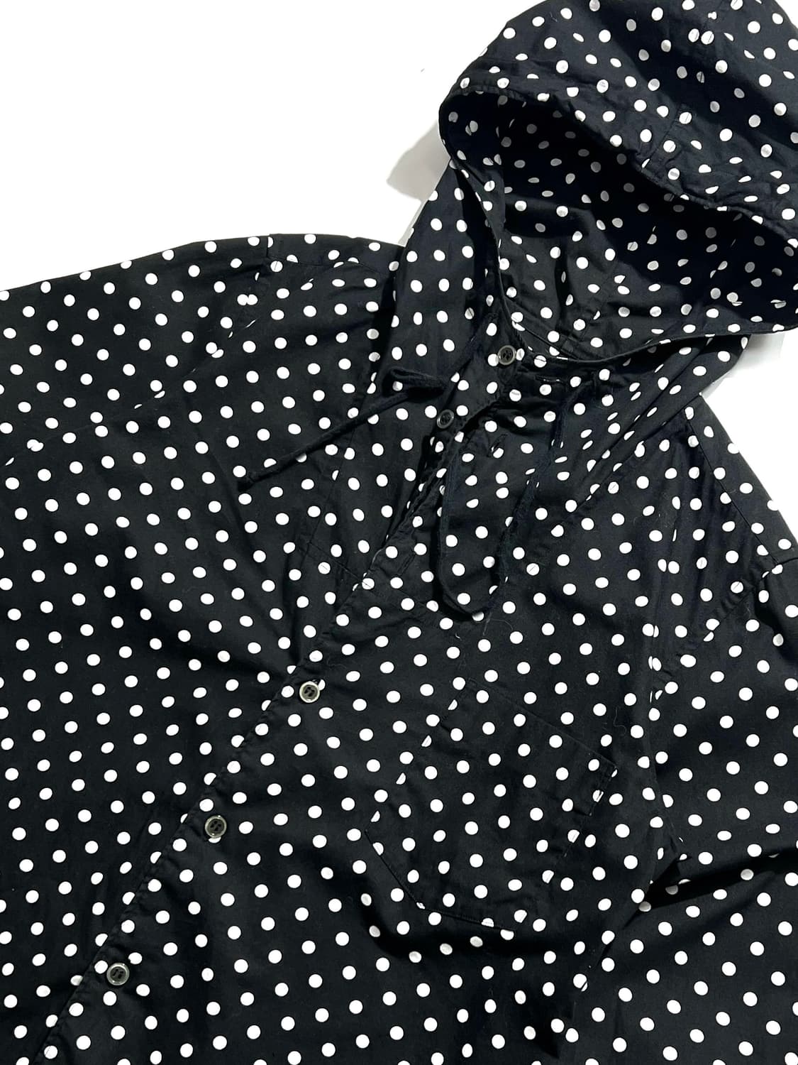 Comme Des Garcons Black Dot Hooded Shirt 상품이미지4