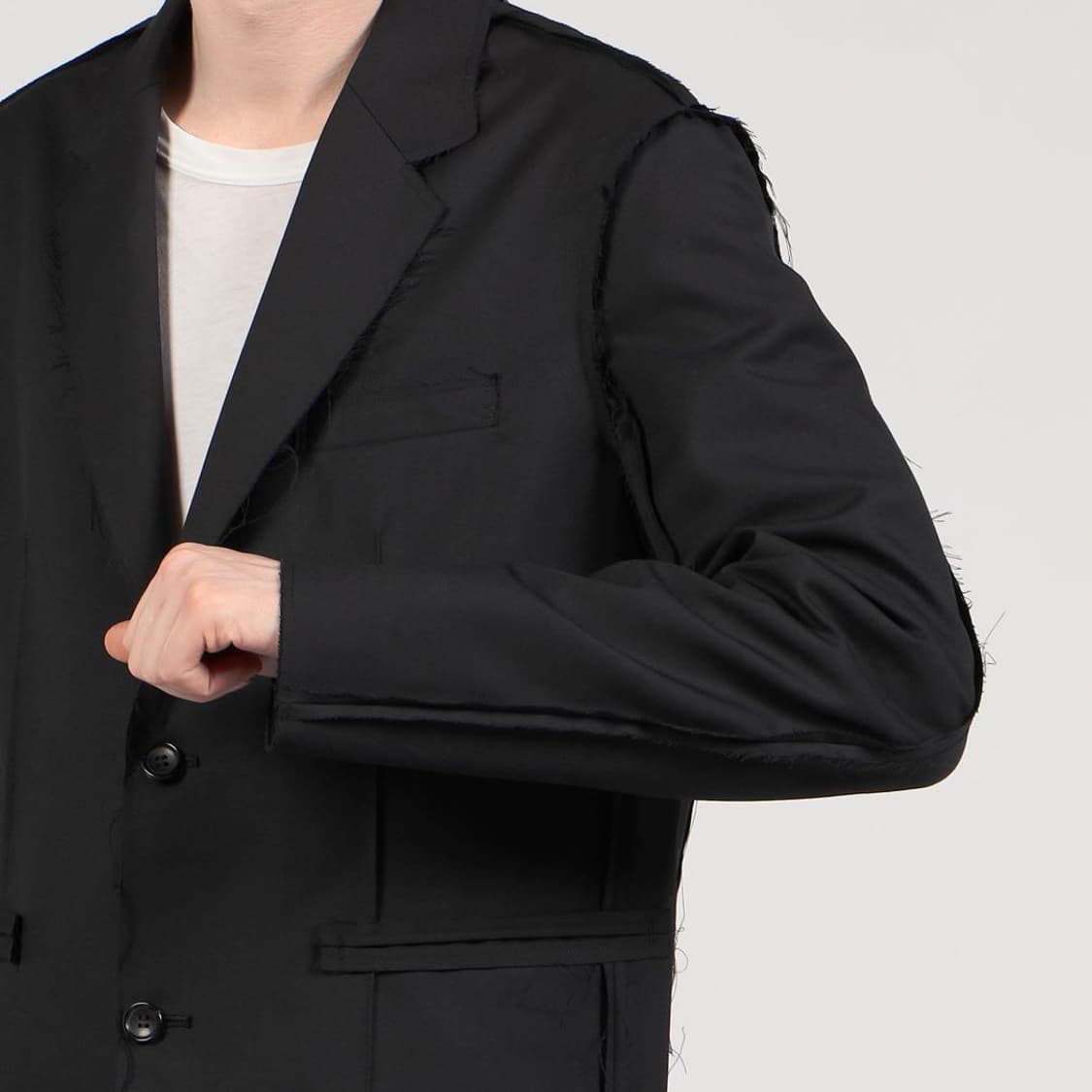 2) almostblack 얼모스트블랙 인사이드 아웃 블레이저 상품이미지9