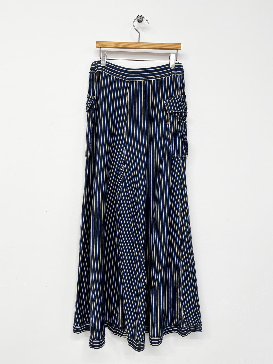 45rpm 인디고 스트라이프 팬츠 상품이미지7