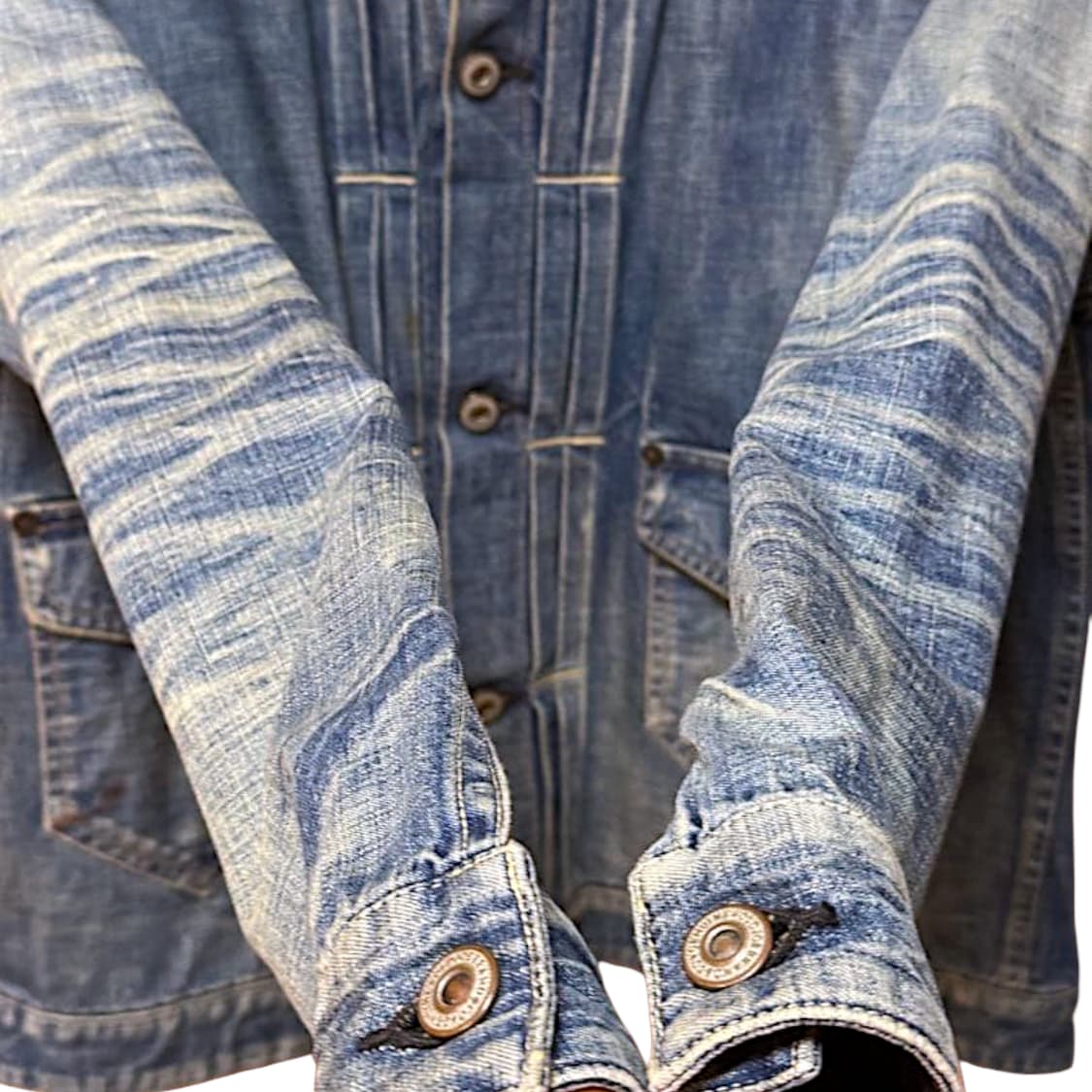 올드조 40s 타입1 데님 자켓 상품이미지5