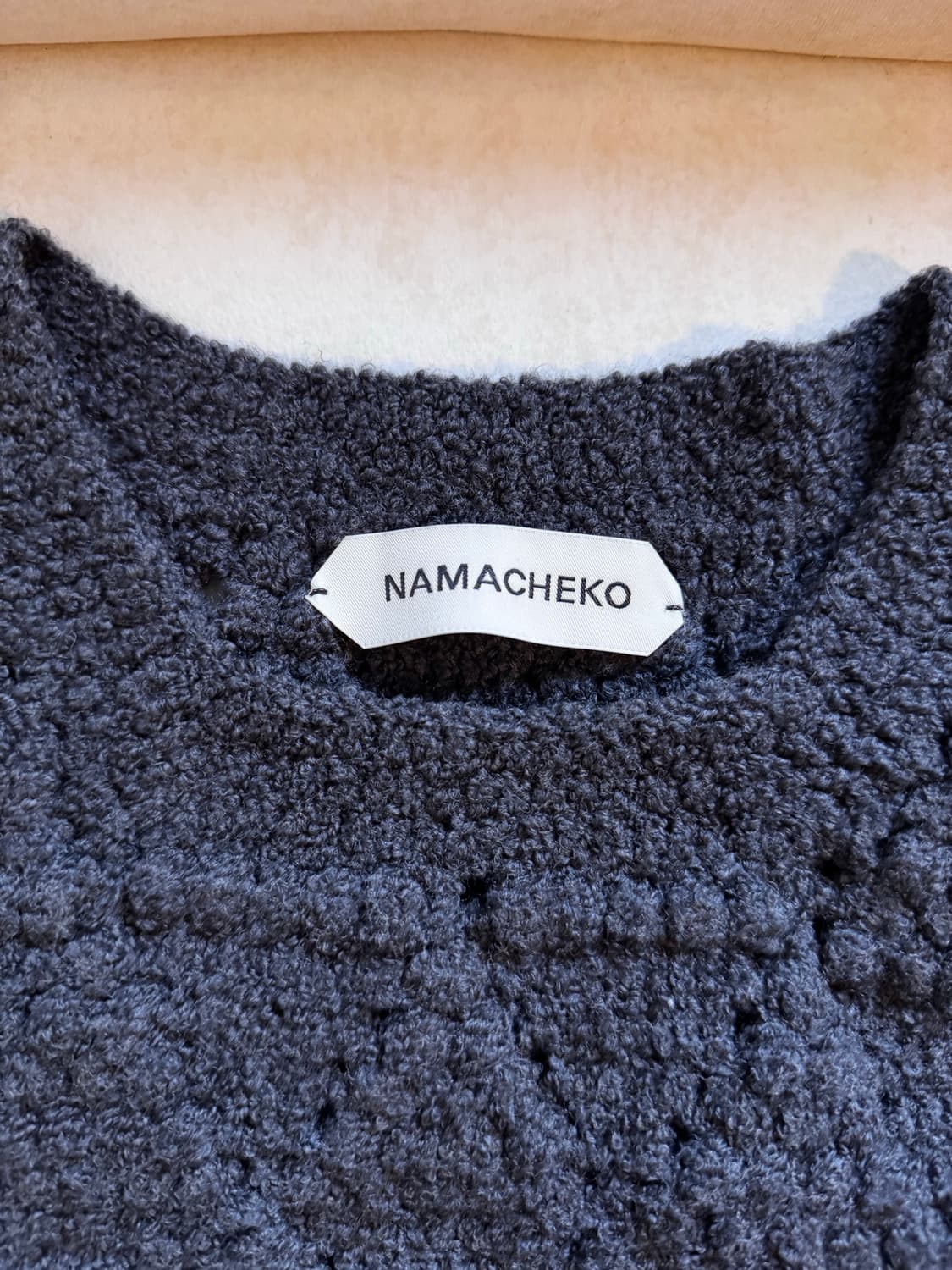 나마체코 23FW 니트 스웨터 샘플 상품이미지3