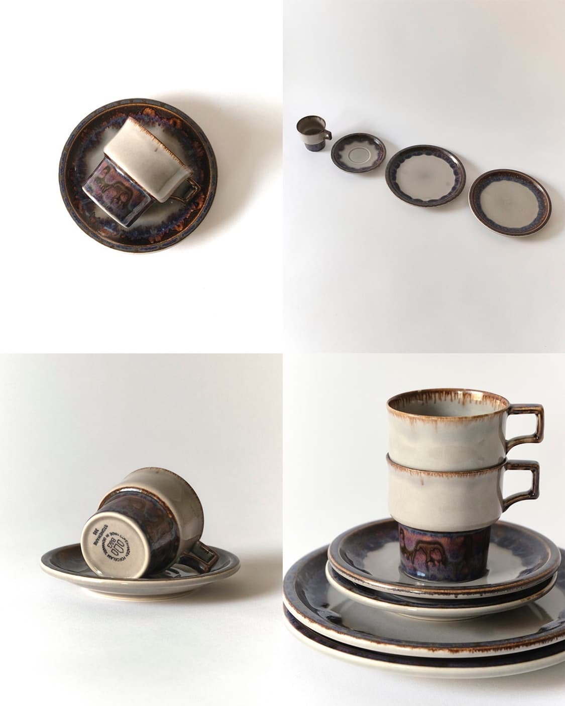 빙앤그뢴달 빈티지 컵 소서 접시 그릇 상품이미지7