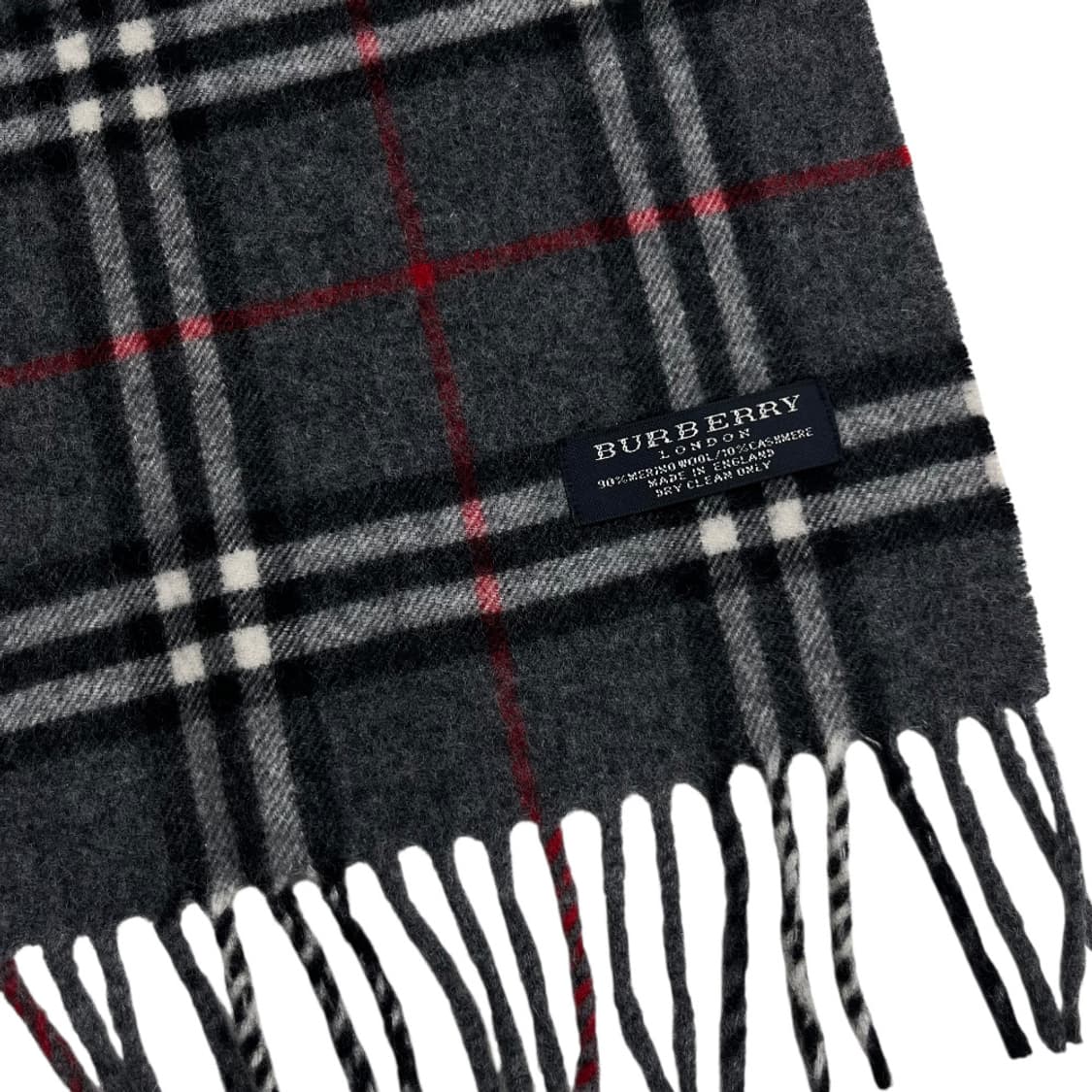 버버리 그레이 노바체크 메리노울 머플러 상품이미지5