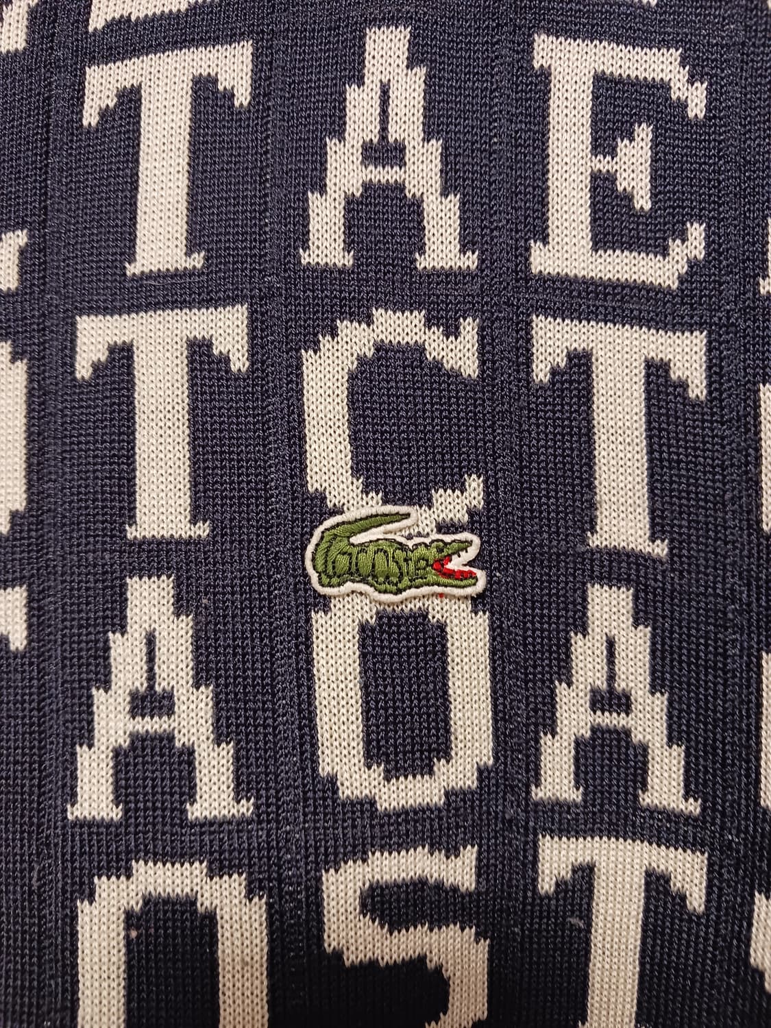 서광 라코스테 레터링가디건 상품이미지3