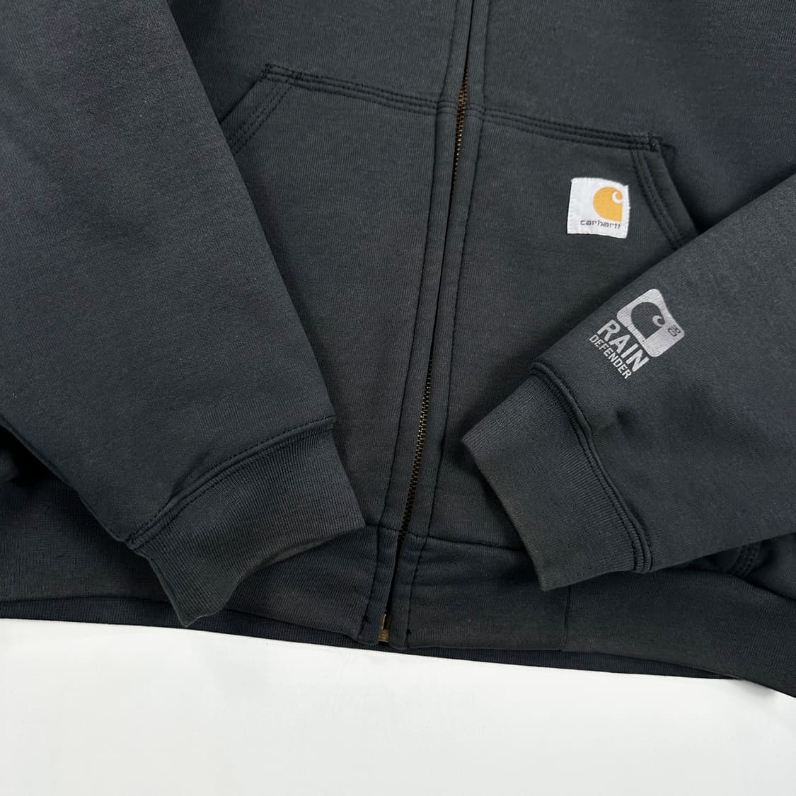 칼하트 오리지널 써멀 차콜 헤비 후드집업 (실측 L) 상품이미지5