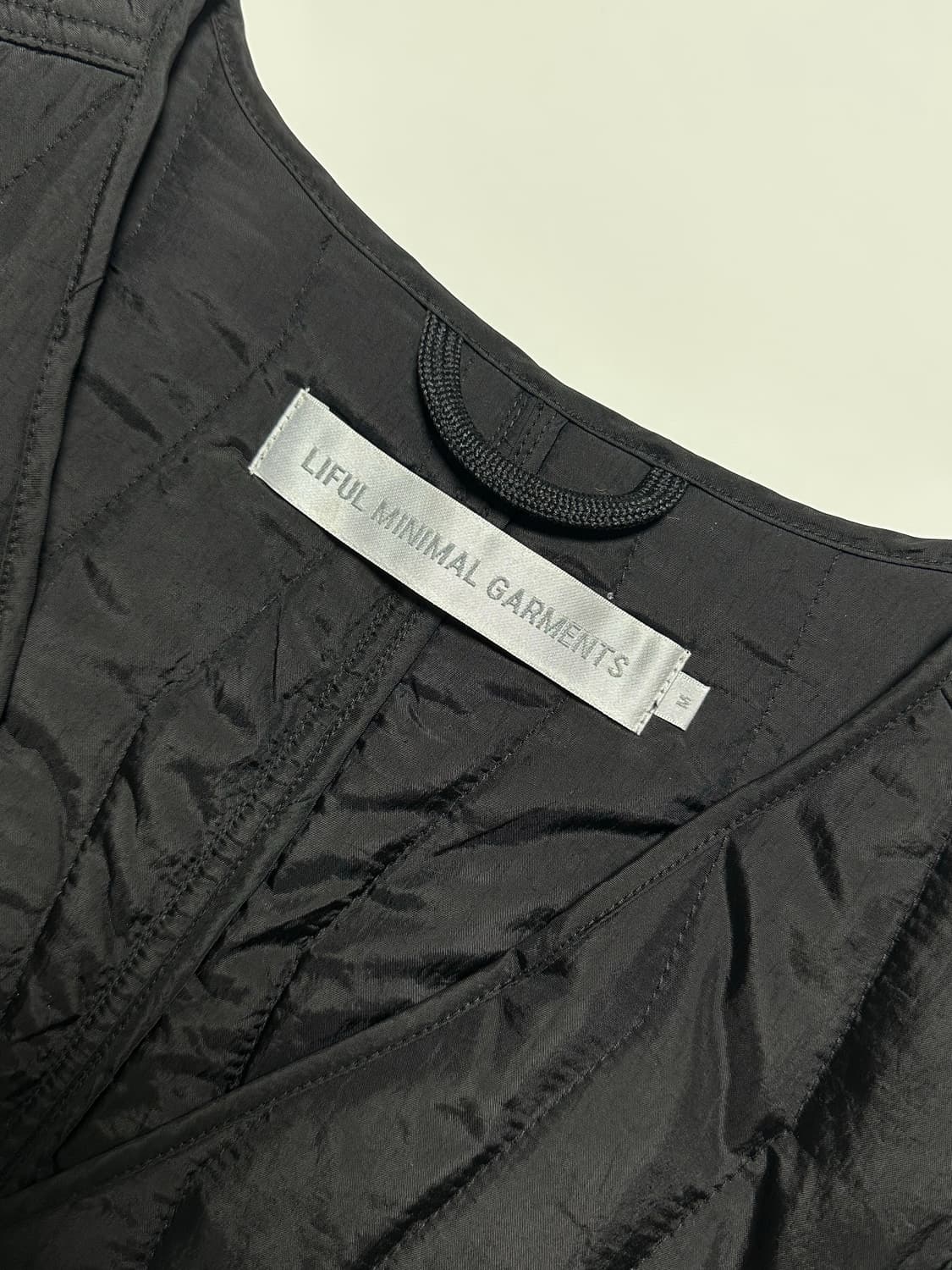 라이풀 미니멀 가먼츠 경량 퀼팅 자켓 상품이미지4