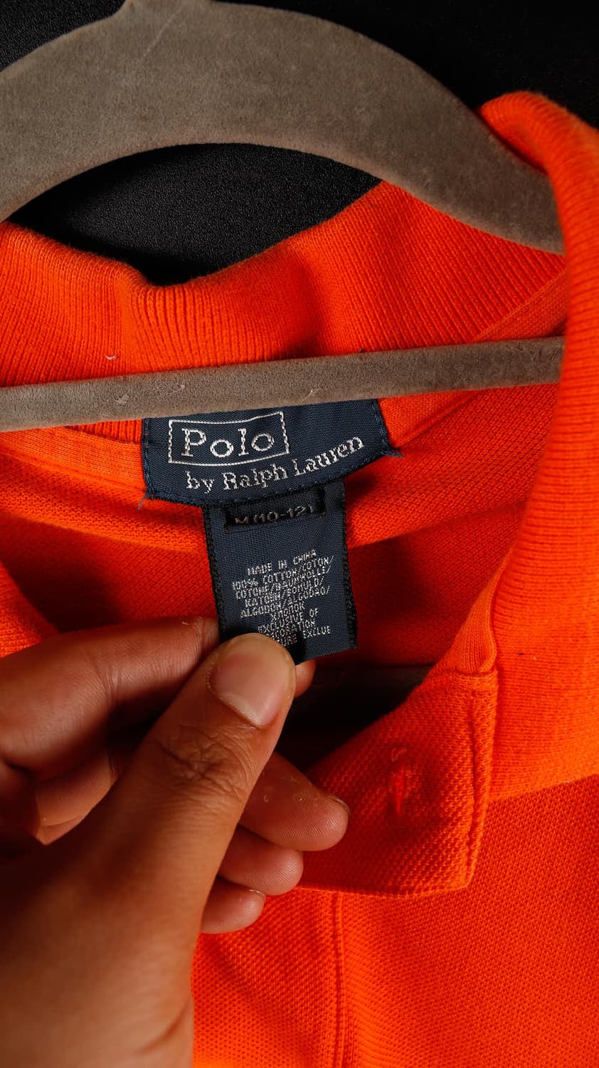 폴로랄프로렌 주황 반팔 카라티 상품이미지4