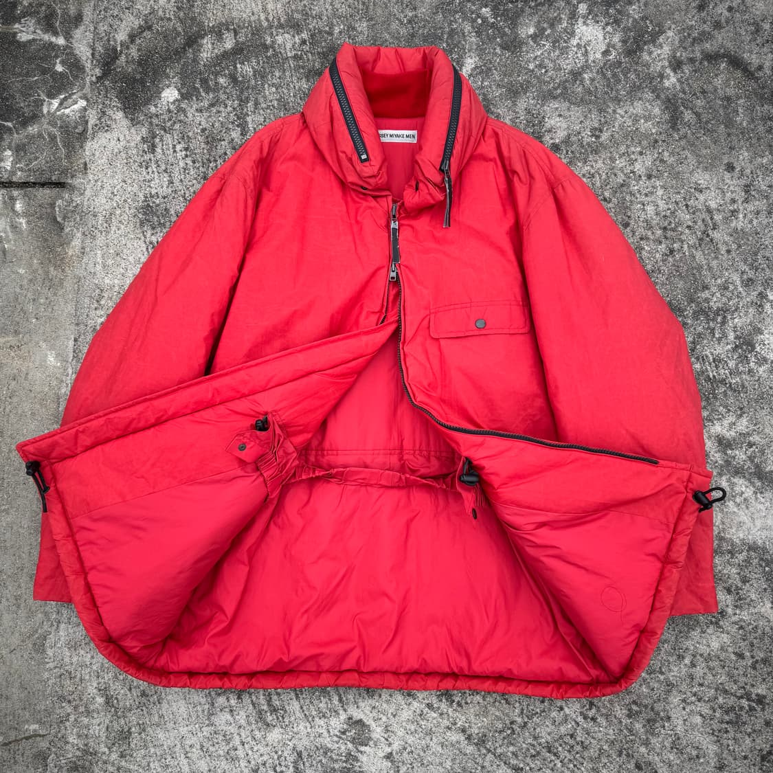 [XXL] 90s Issey Miyake 나일론 다운 파카  상품이미지3