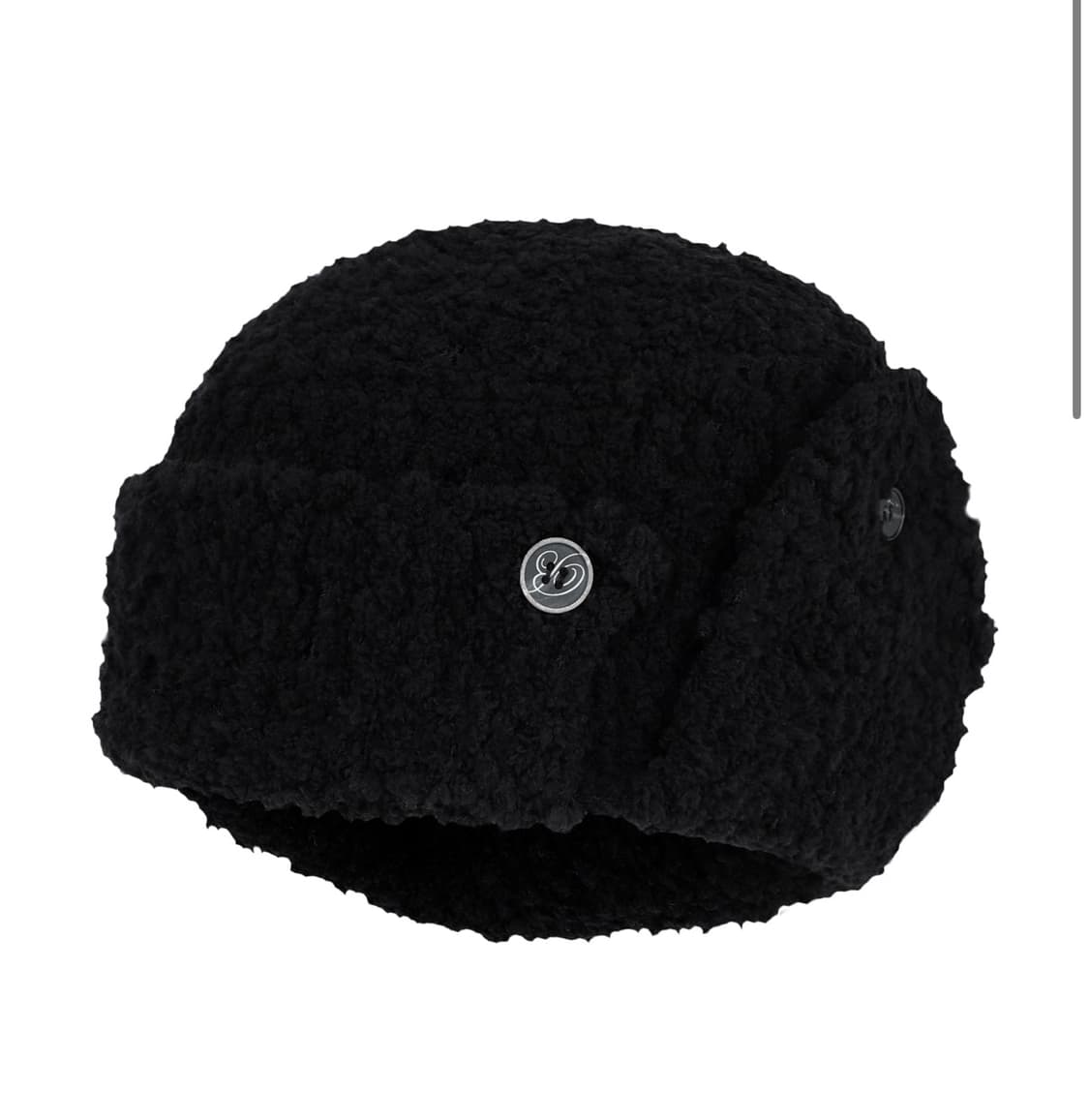 구해요)BUTTONY 이어머프 비니 블랙 상품이미지1