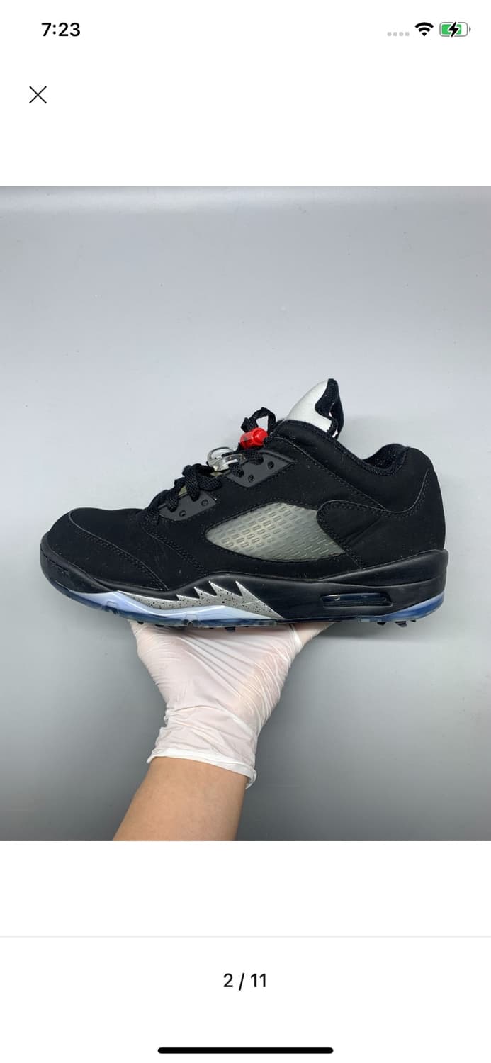 Jordan 5 Low Golf Black Metallic Silver  상품이미지2