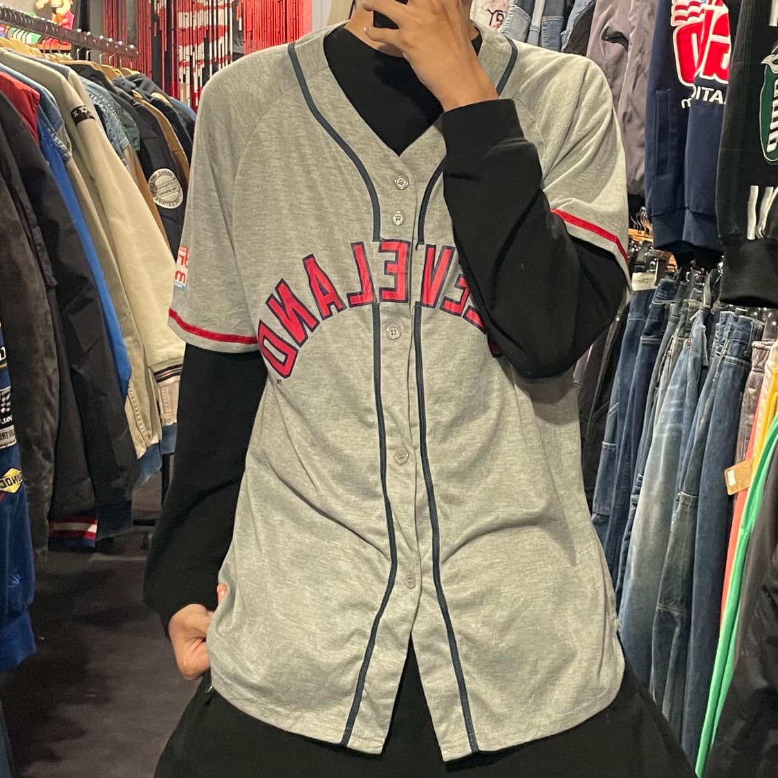 [IM] CLEVELAND 그레이 No.14 반팔져지 상품이미지1