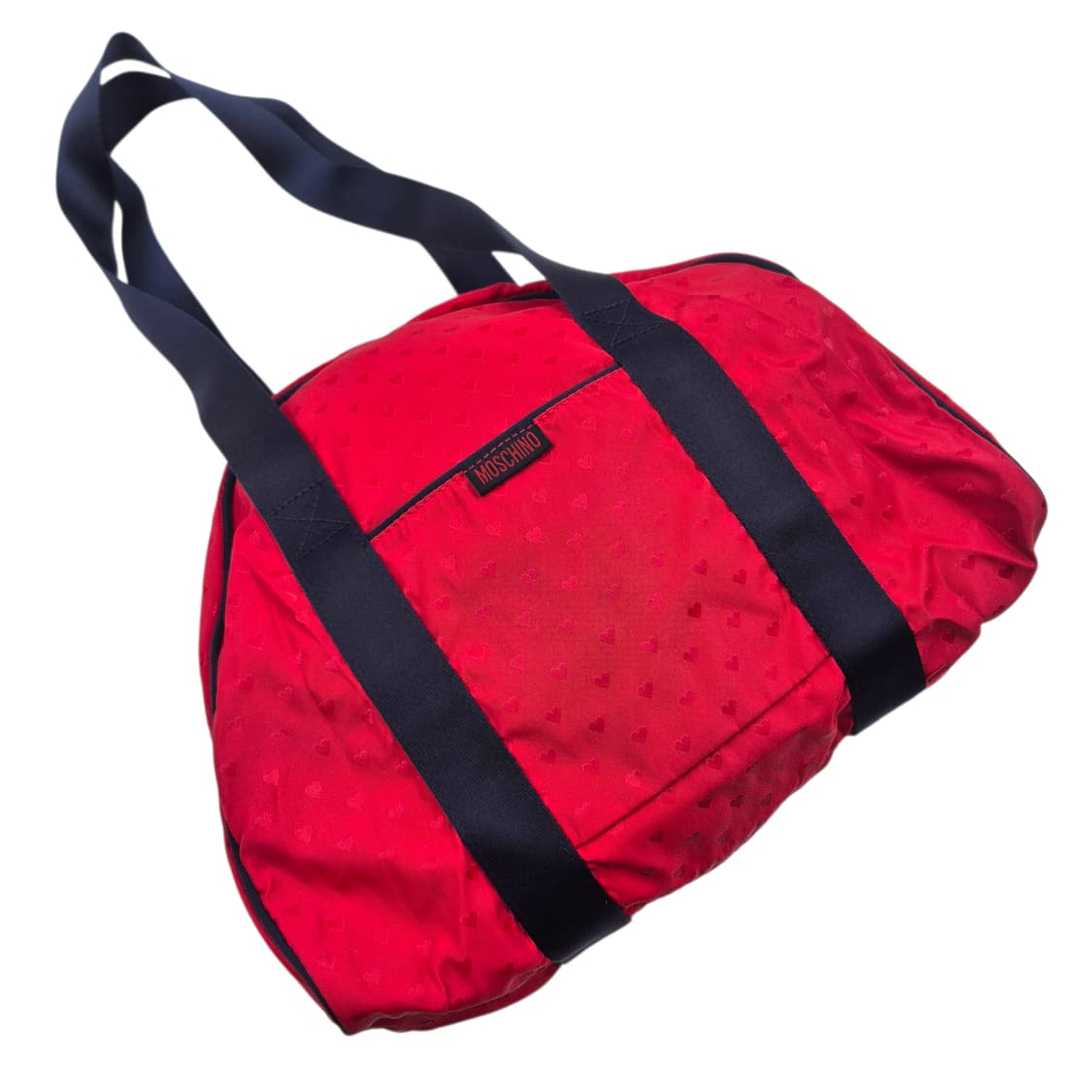 90s 모스키노 러브 하트 스포티 보스턴백 상품이미지5