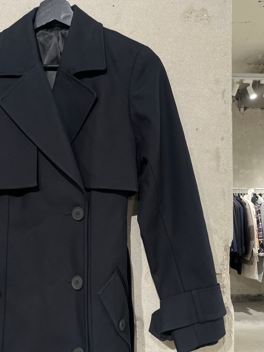 올세인츠 블랙 세이지 트렌치 코트 상품이미지3