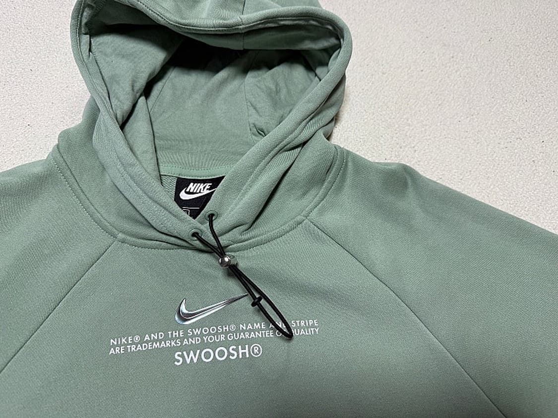 나이키 우먼스 스우시 후드 티셔츠 여성용 100호 77사이즈 상품이미지2