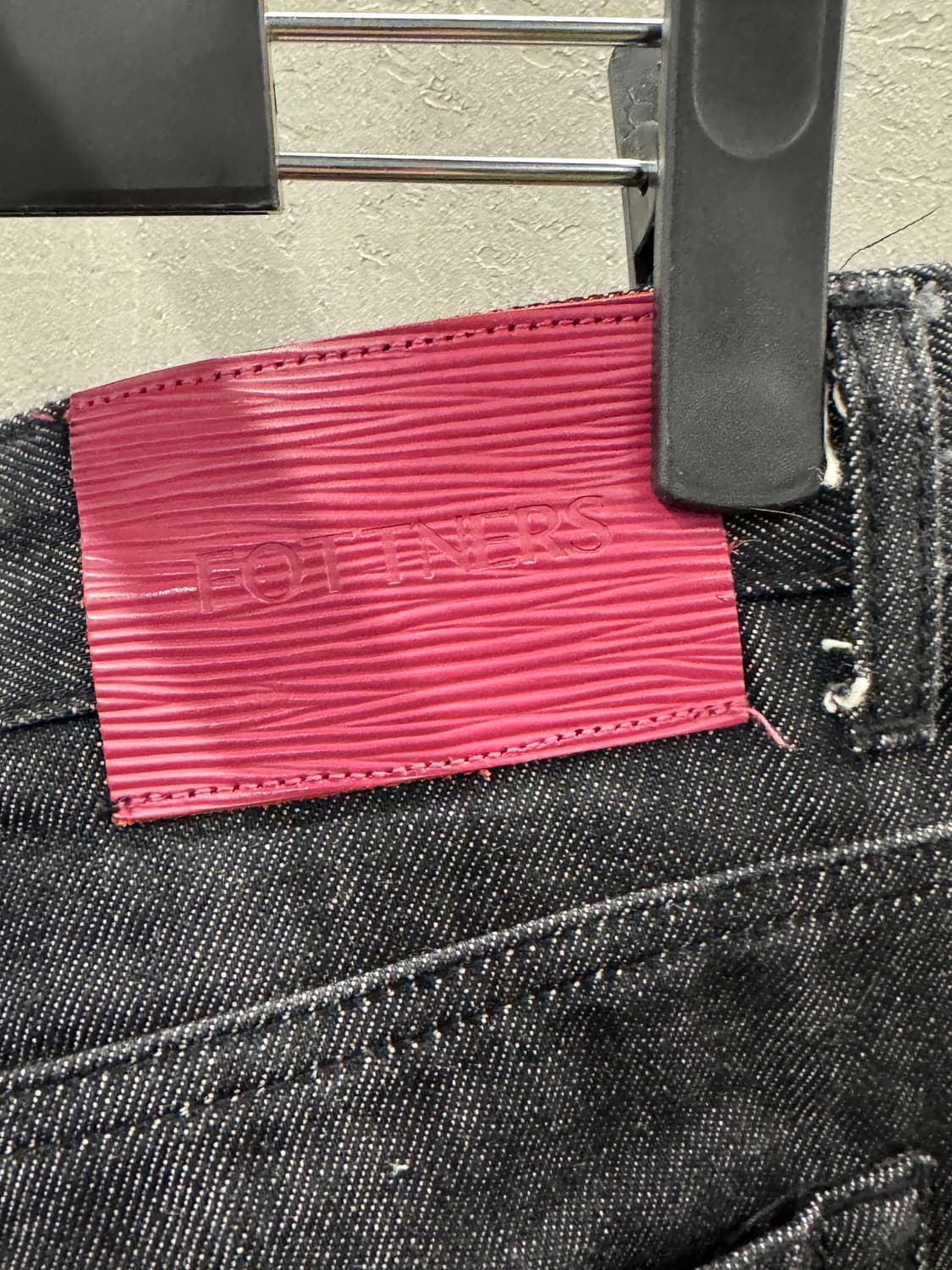 FOTTNERS 투턱 와이드 데님 M 상품이미지5