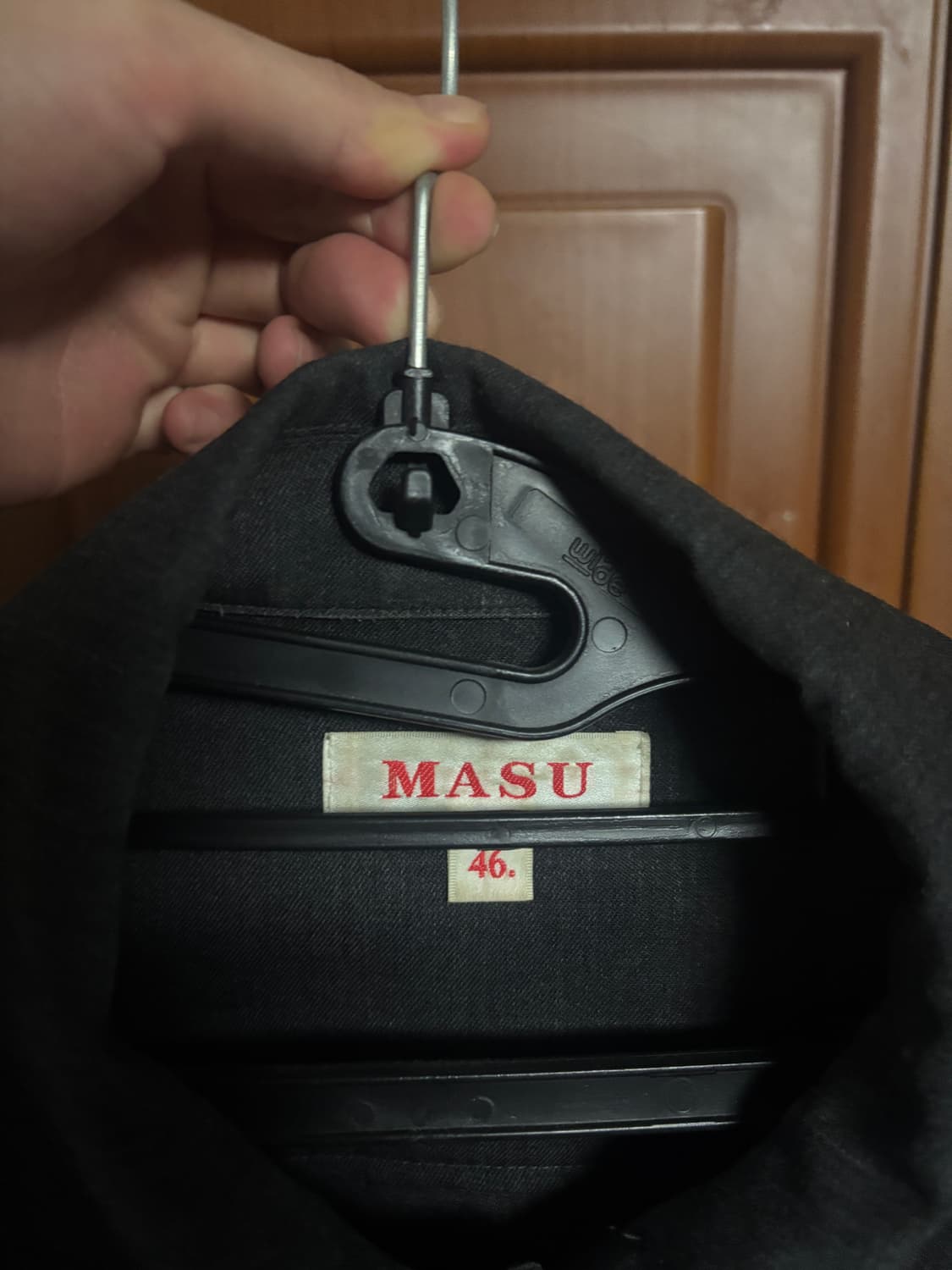 [46]MASU 24FW STUD SHIRT GREY 상품이미지4