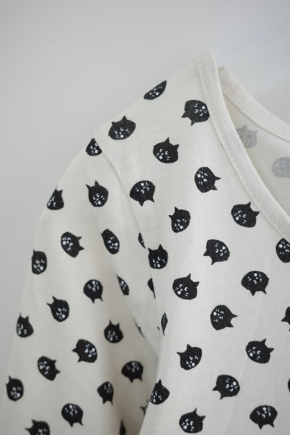 네넷냐 Ne-net nya neko face sleeve tee 상품이미지6