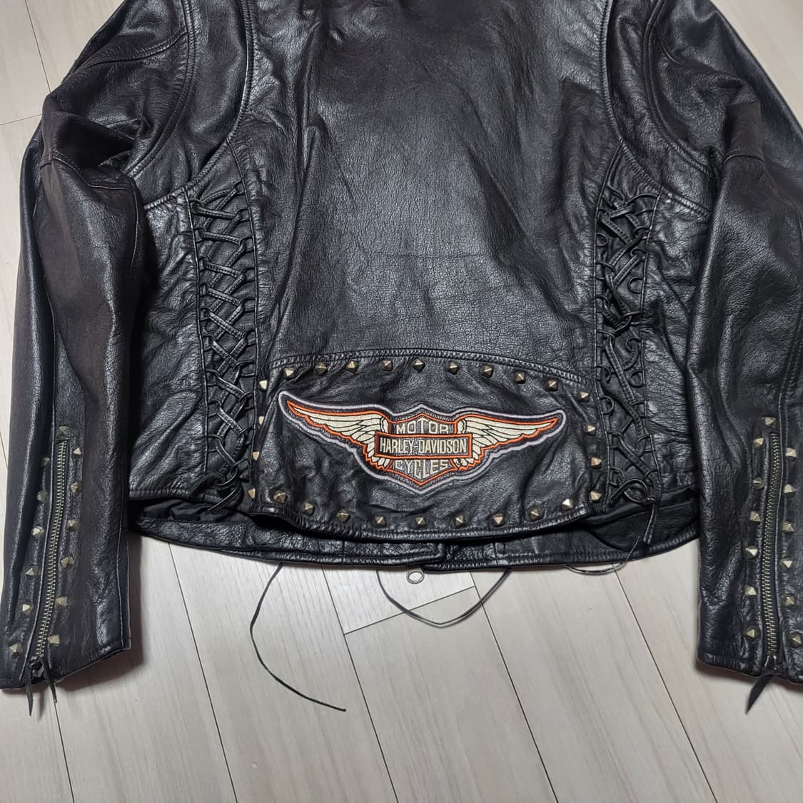 (여성 M) 04SS 프로토타입 할리데이비슨 가죽자켓 라이더자켓 상품이미지4