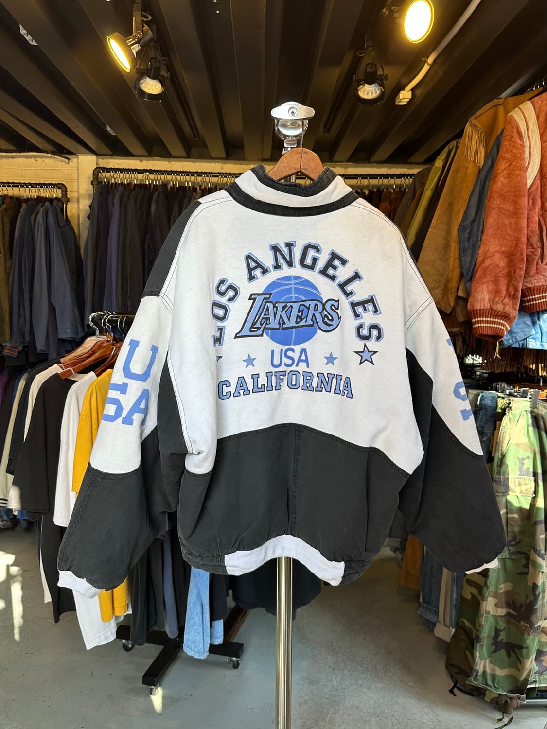 NBA 로스앤젤레스 레이커스 USA 붐버 자켓 상품이미지2