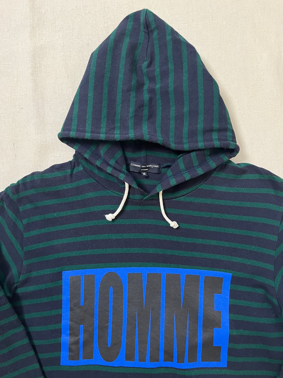 꼼데가르송 옴므 스트라이프 후드티 comme des garcons 상품이미지5