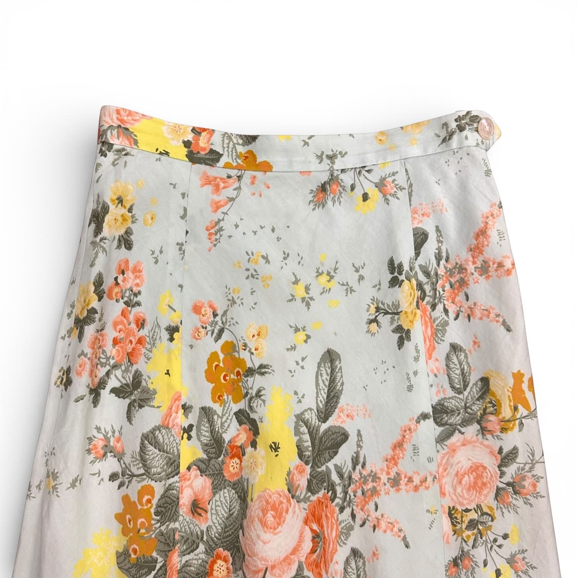 Aquascutum, mint floral Long Skirt 상품이미지3