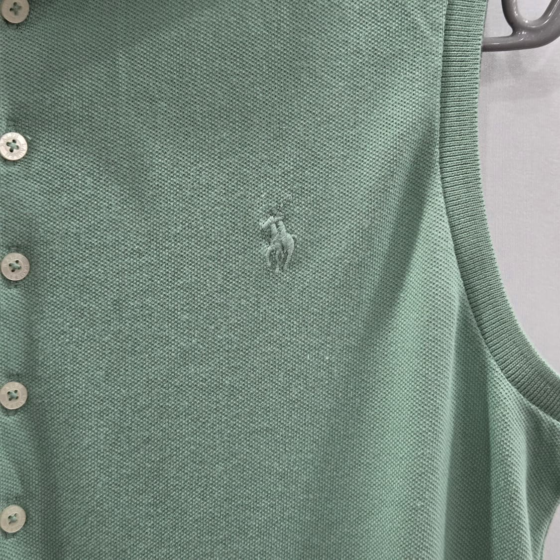 폴로랄프로렌 걸즈 피케 카라 롬퍼 XL/16 상품이미지2