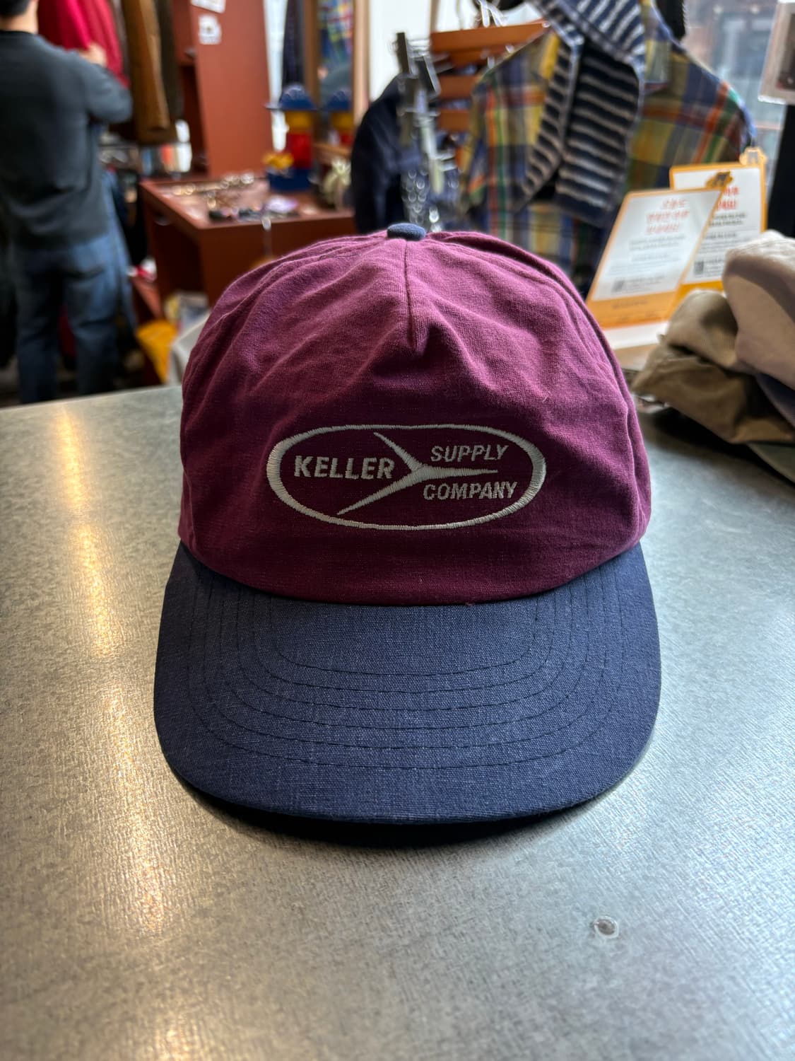 80s 미국 배관 유통 회사 로고 빈티지 캡 상품이미지1