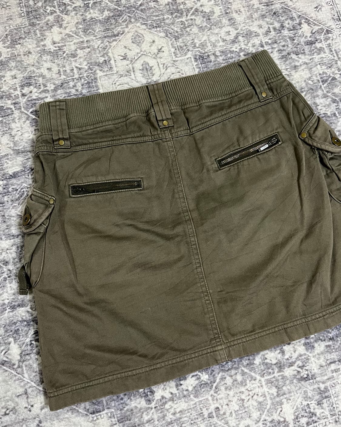 00's Grunge Cargo Mini Skirt 상품이미지5