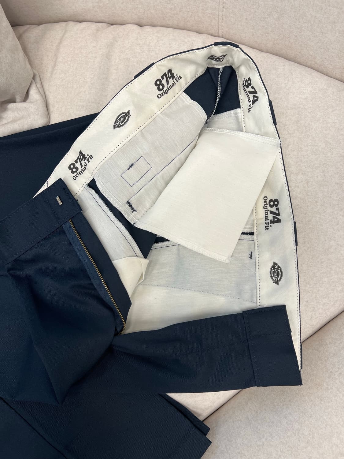 디키즈 874 네이비 코튼 팬츠  상품이미지4