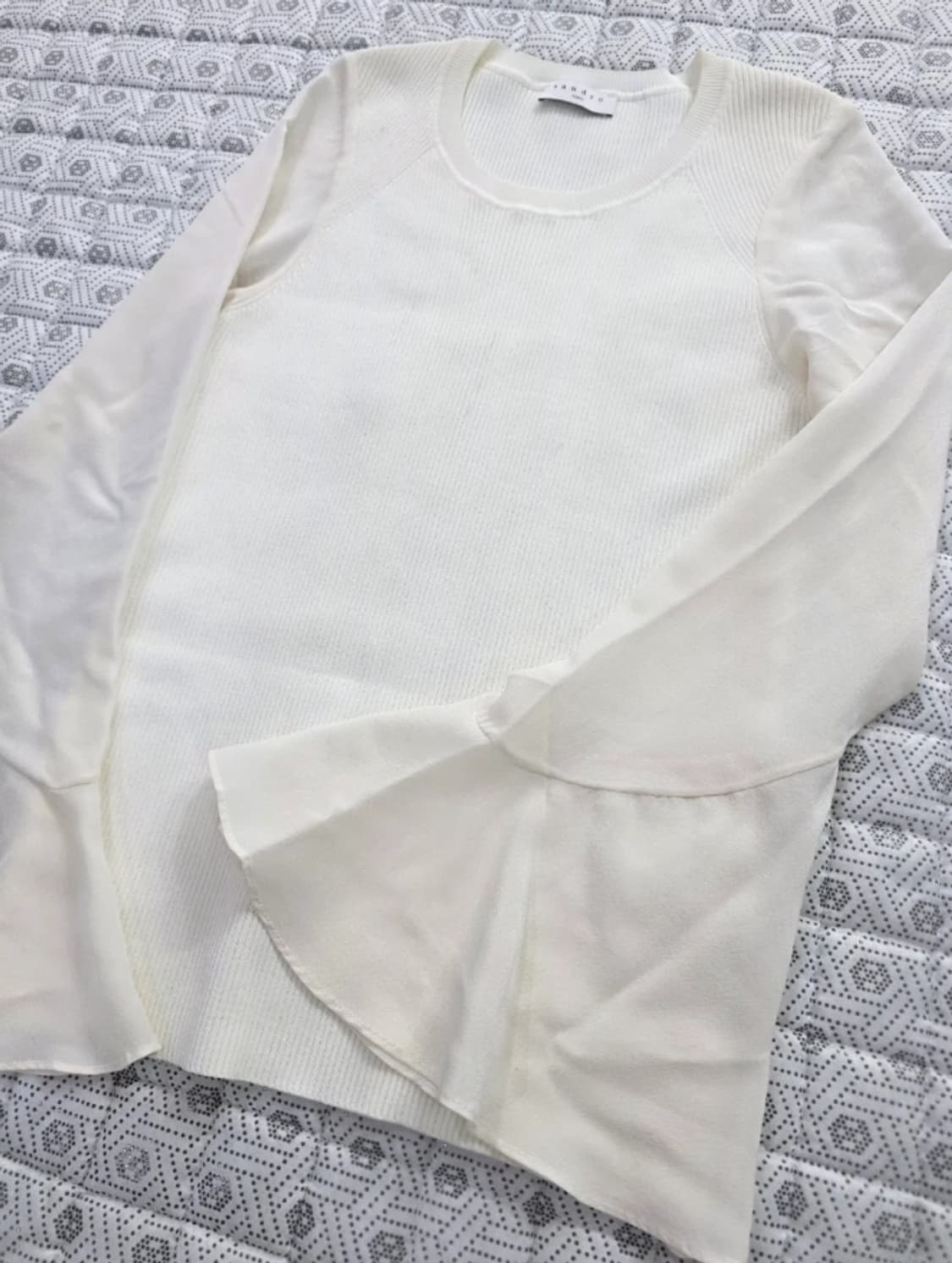 Sandro 산드로 크림 니트 블라우스 ~55 상품이미지2