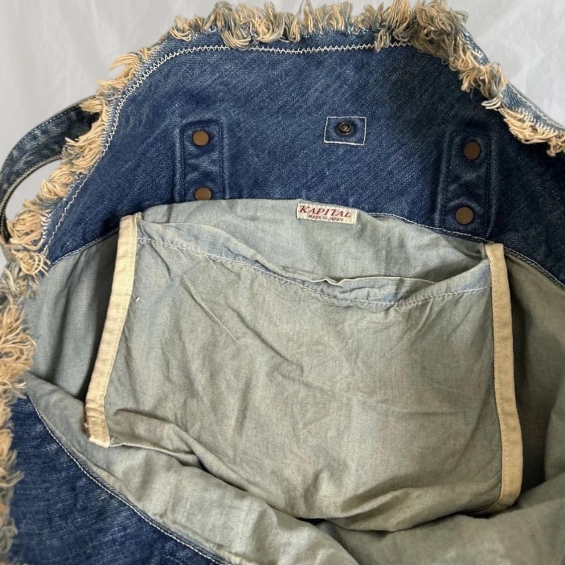 Kapital fringe bag 캐피탈 프린지 데님 숄더백  상품이미지4