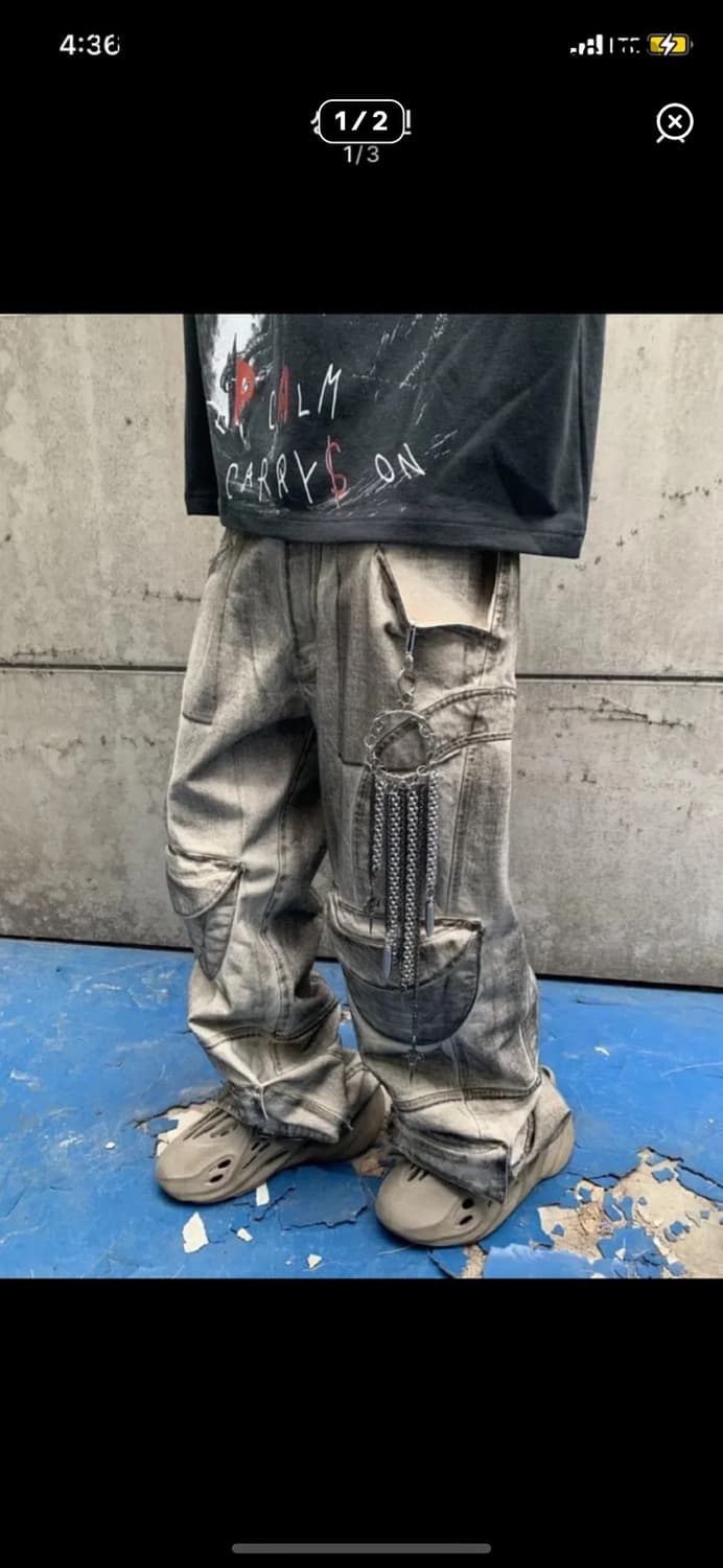 ourpas 059 바이커 팬츠 L 상품이미지1