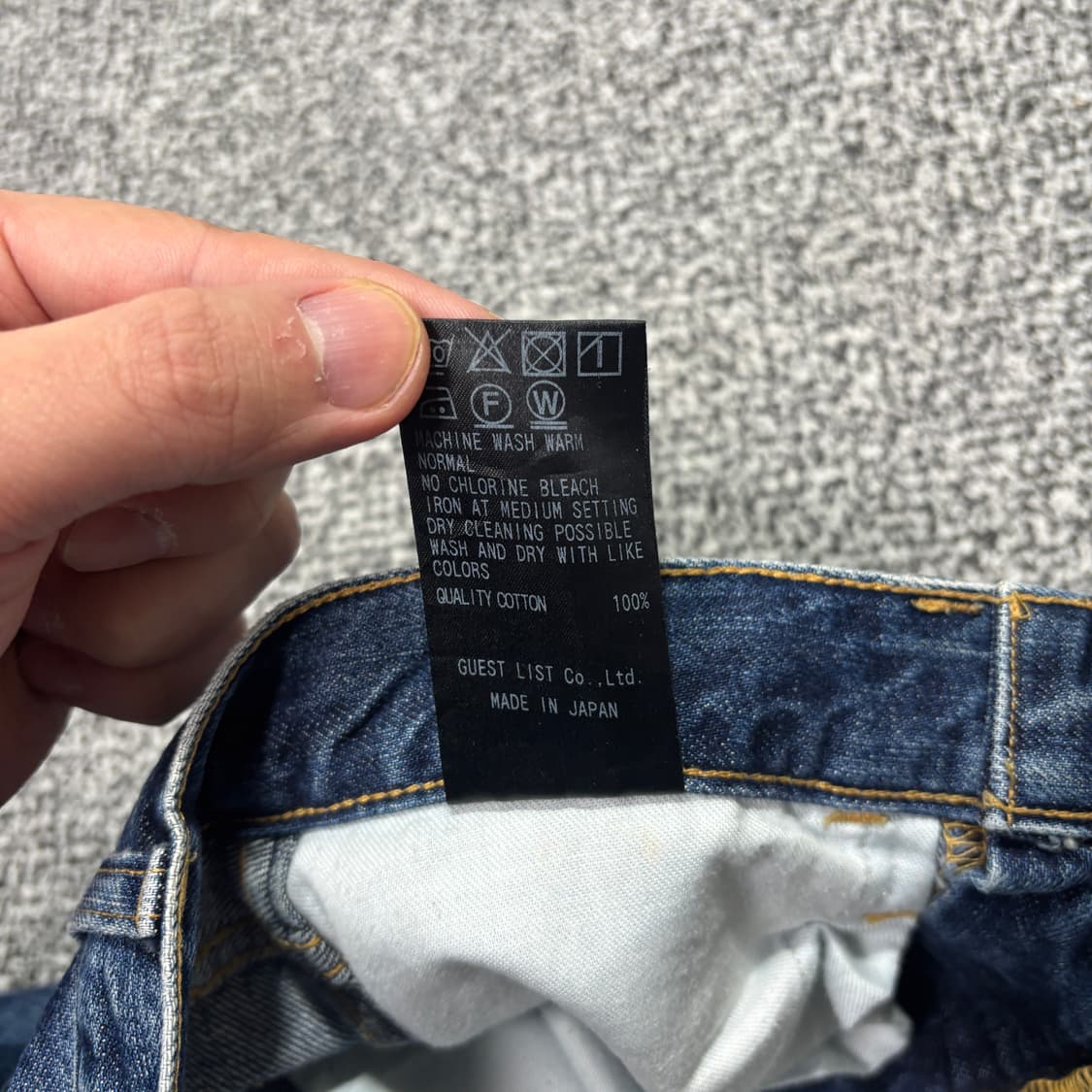 [W] BEAMS X RED CARD 데님 스커트 (0) 상품이미지6