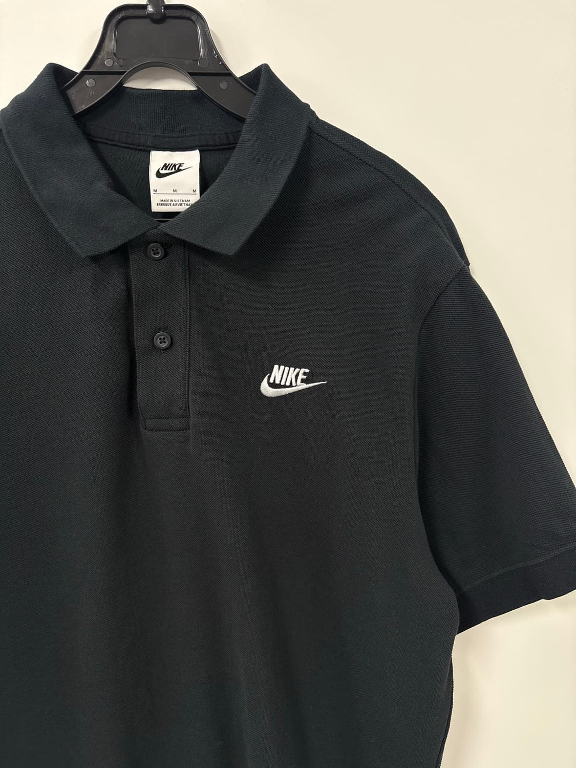 나이키 블랙 PK 카라 반팔 티셔츠 상품이미지3