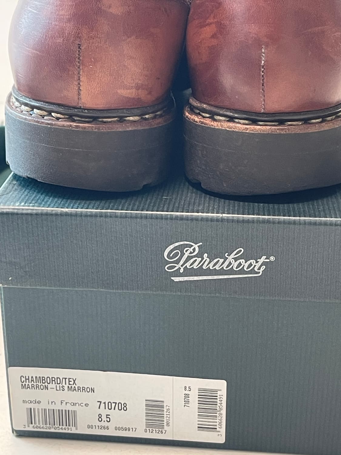 파라부트 샴보드 마룬 uk8.5(275) 상품이미지10