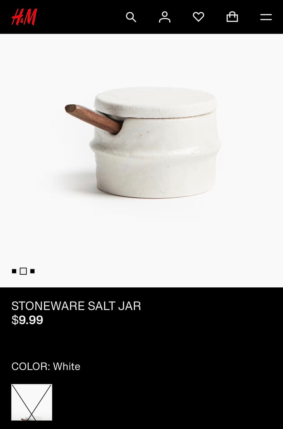 H&M 홈 스톤웨어 소금통 상품이미지6