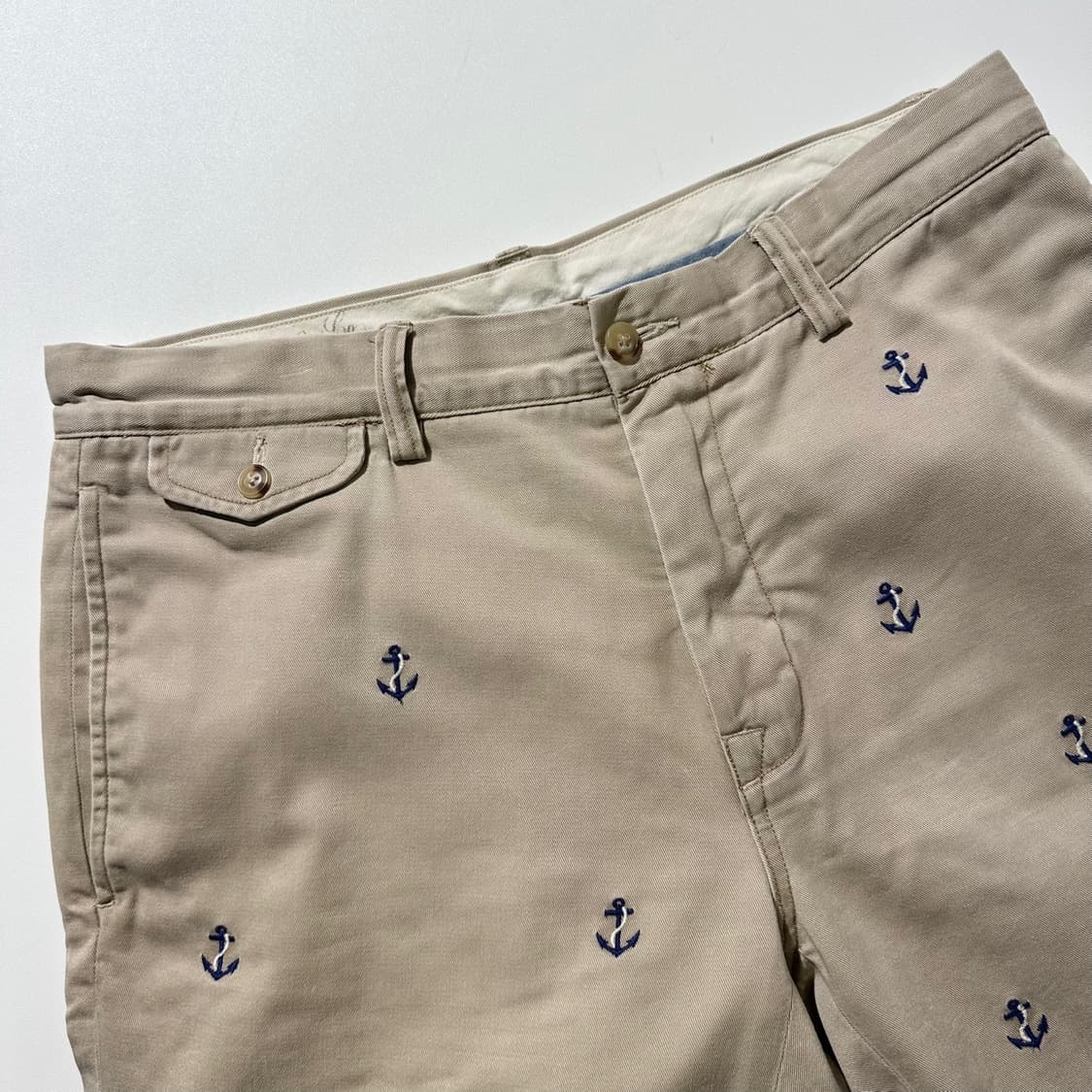폴로 랄프로렌 닻 엠브로이디드 하프팬츠 반바지 상품이미지3