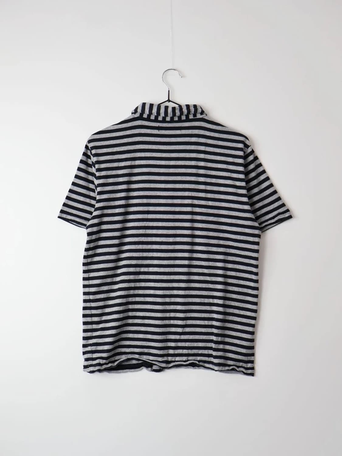 Global Work Stripe Button Shirt 상품이미지4