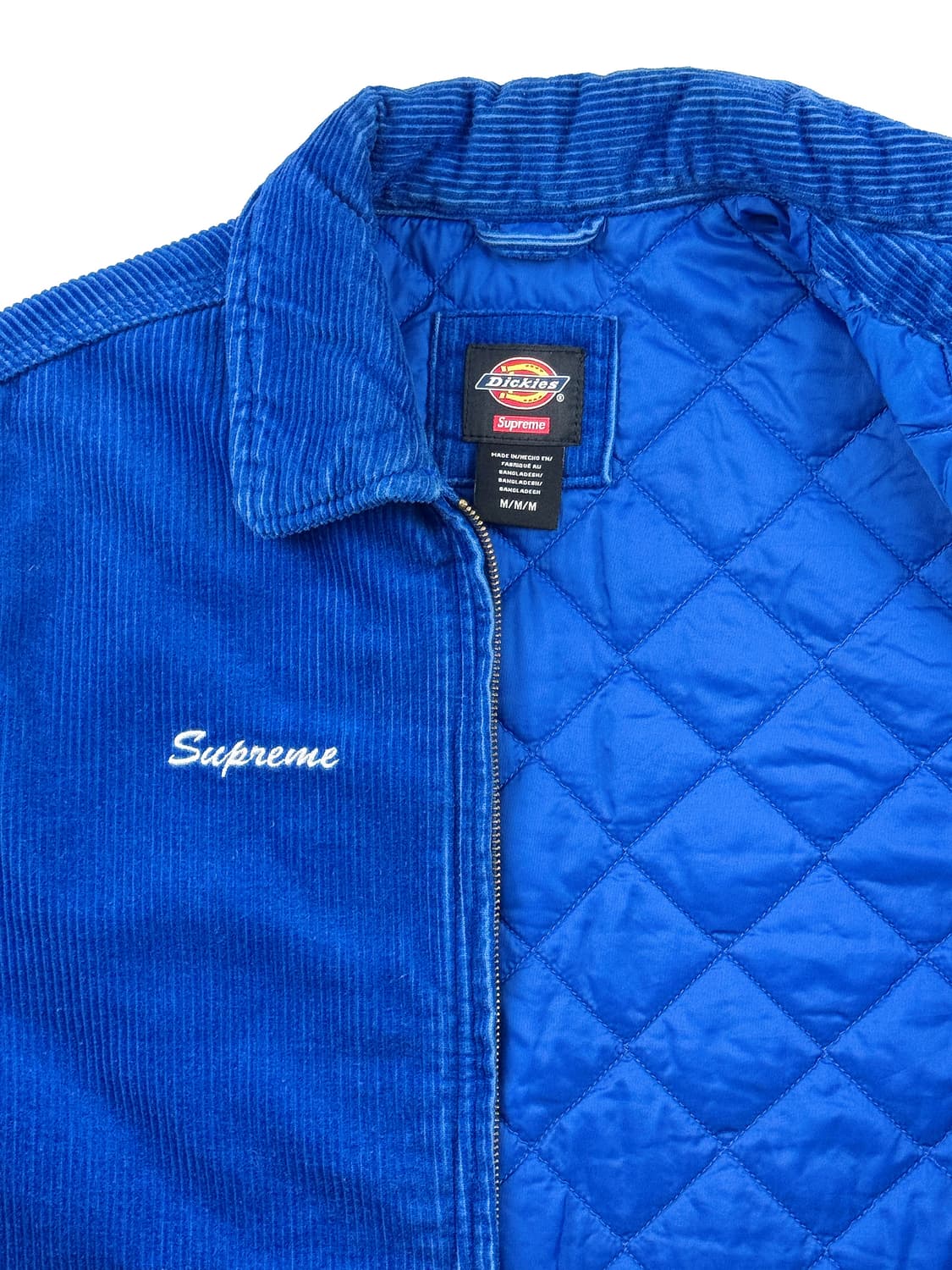 슈프림 x 디키즈 코듀로이 워크 자켓 로얄 상품이미지4