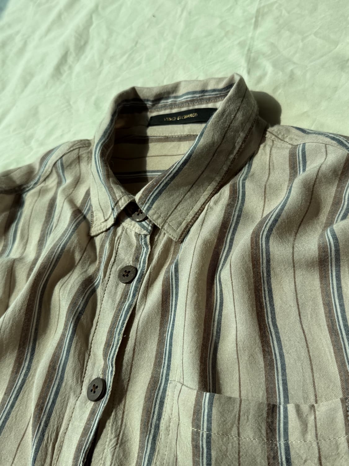 베이지 스트라이프 셔츠 상품이미지2